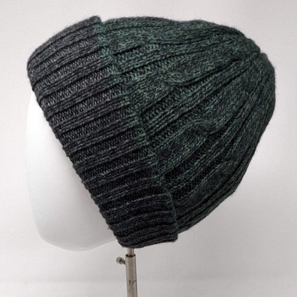 Alpaca hand knitted reversible hat / unisex / Peruvian winter hat - Picture 2 of 9